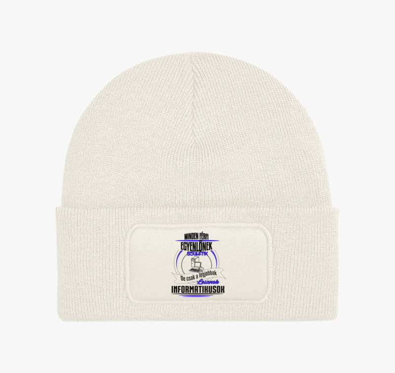 A legjobbak lesznek informatikusok téli sapka 