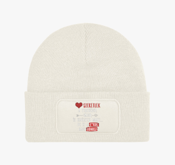 Szeretlek téli sapka...