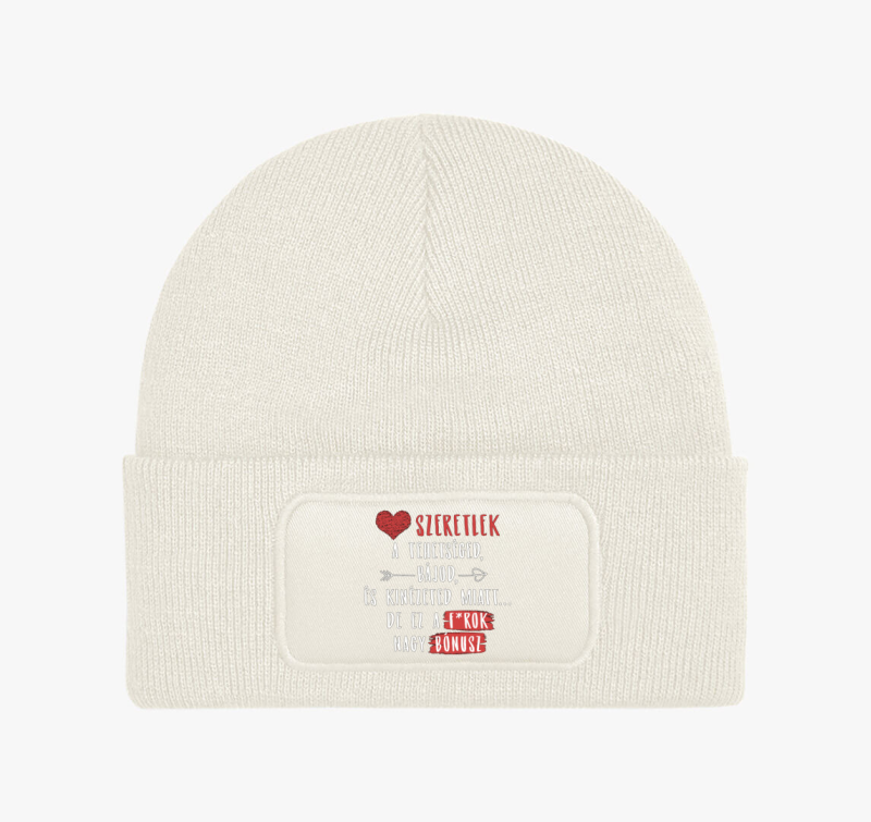 Szeretlek téli sapka férfiaknak