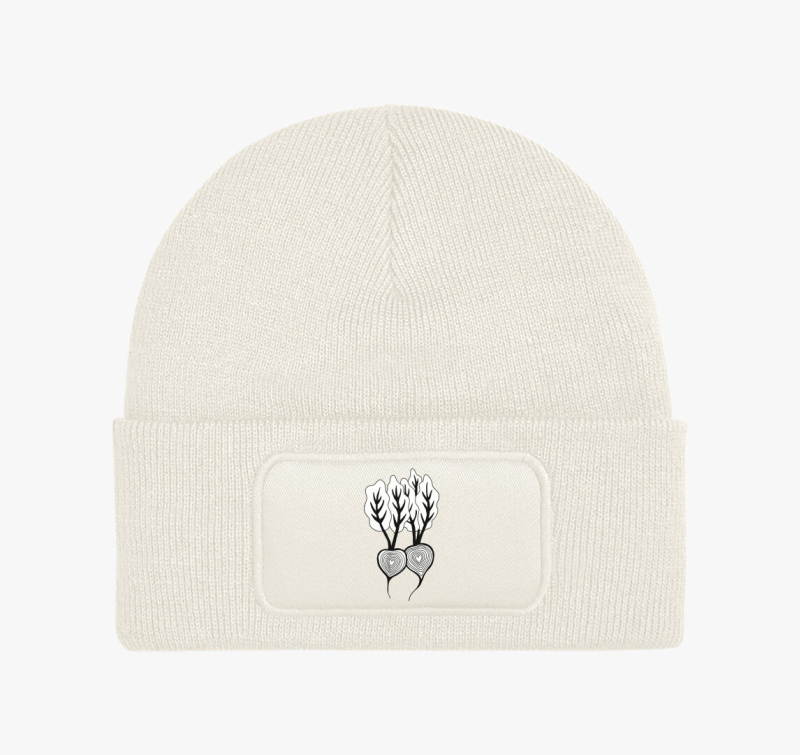 Cékla szív - színezhető téli sapka 