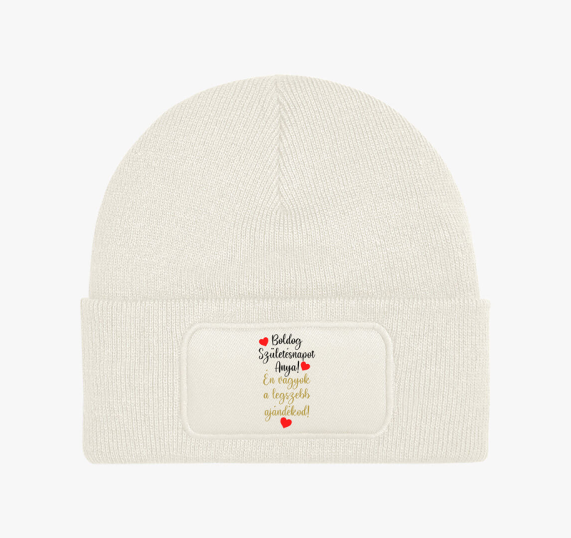 Boldog szülinapot Anya-gyerek téli sapka