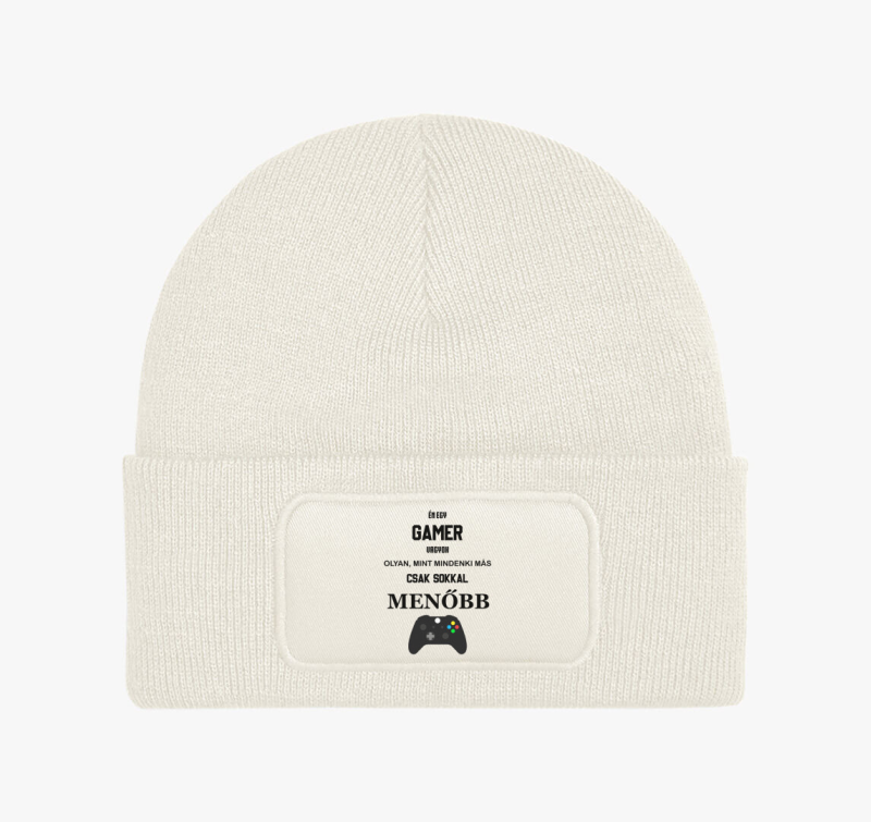 Menő gamer téli sapka (xbox változat)