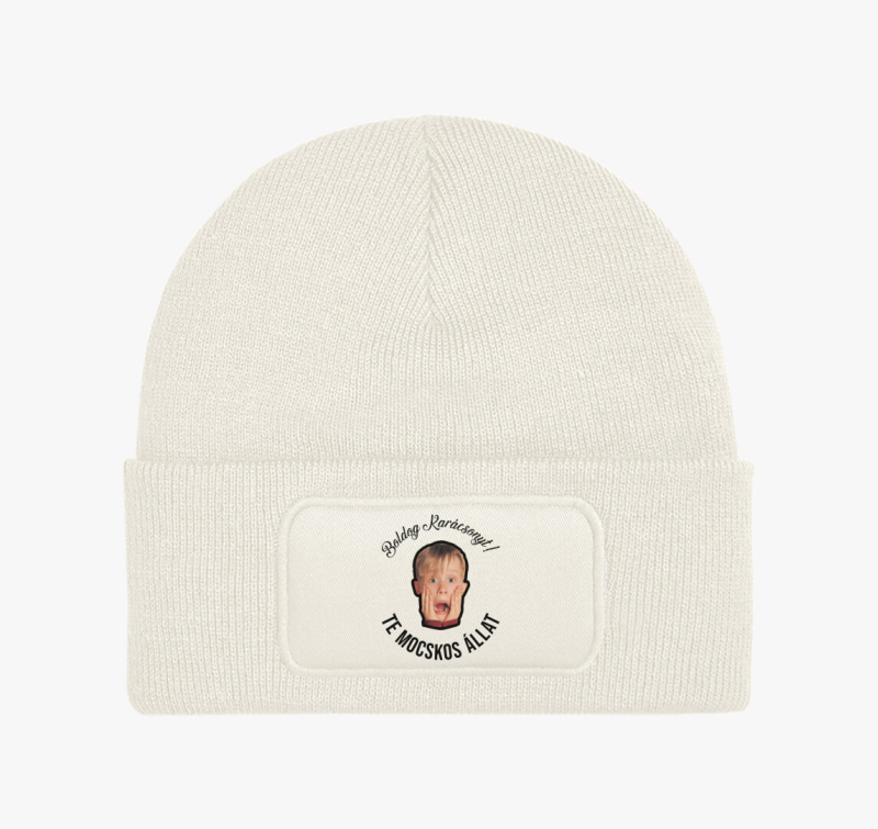 Boldog Karácsonyt, te mocskos állat! téli sapka