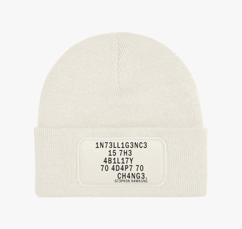 Stephen Hawking Idézet téli sapka