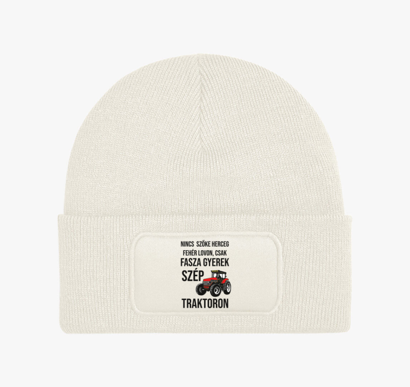 Traktoros faszagyerek téli sapka