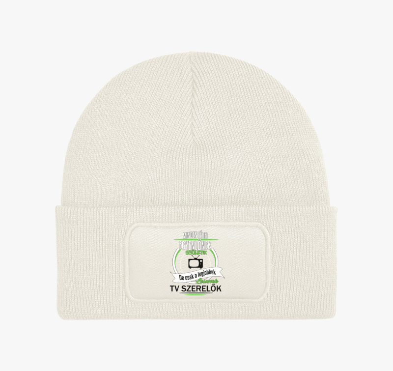 TV szerelő téli sapka