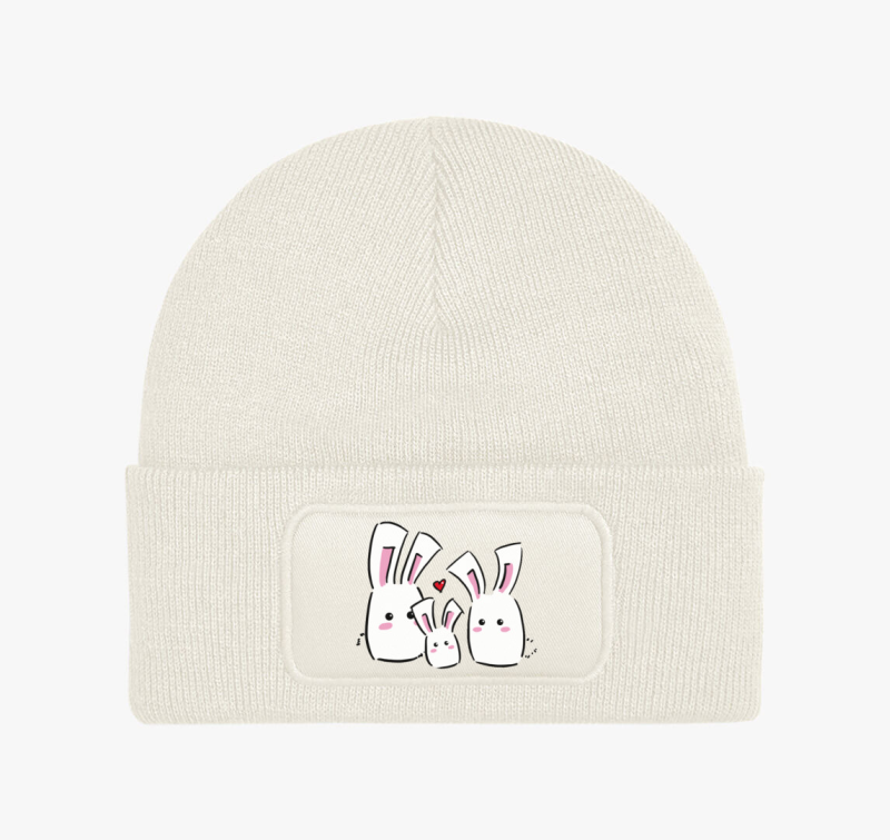 Újabb nyuszis téli sapka
