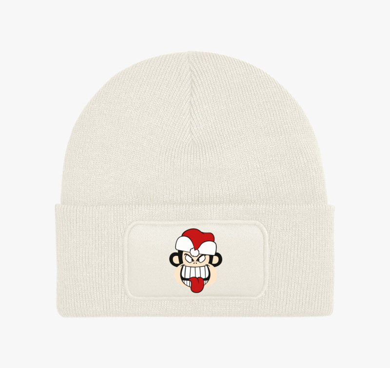 Karácsonyi majom téli sapka