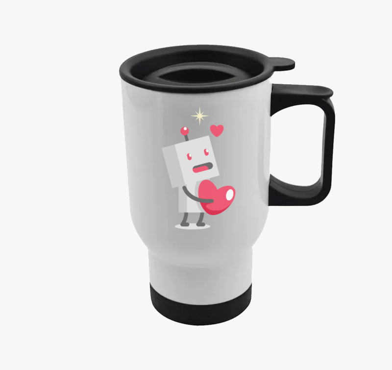 Robot szerelmes fiú páros termosz