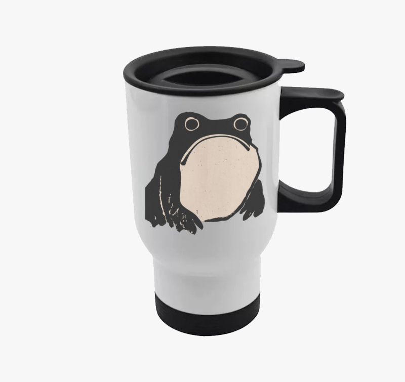 Sad frog vintage termosz