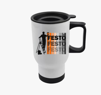 Festő mintás termosz