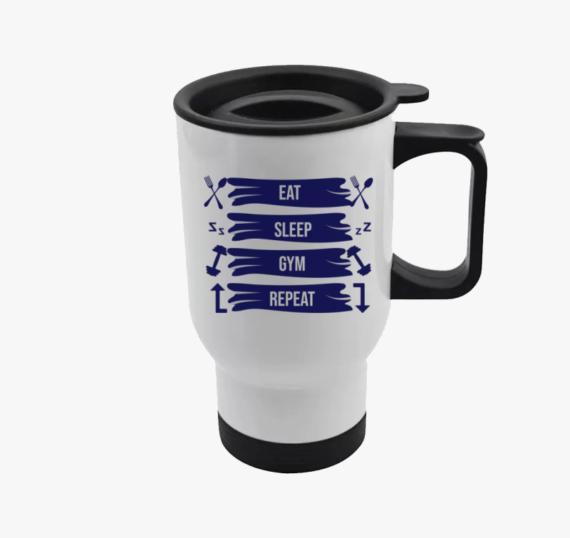 Eat sleep gym repeat termosz