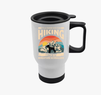 Schnauzer hiking ter