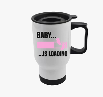 Baby is loading lány