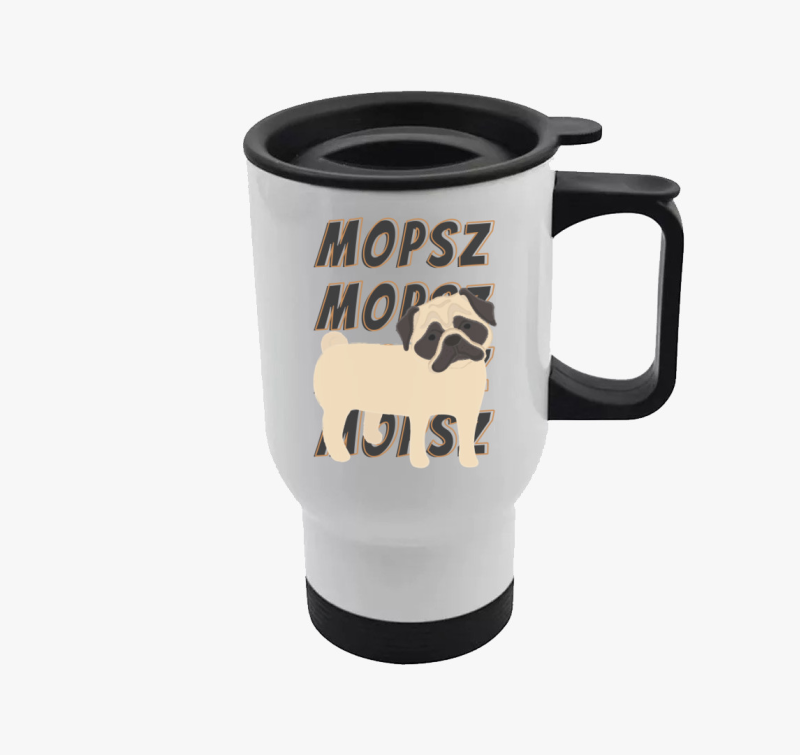 Mopsz mintás termosz