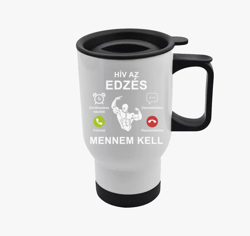Hív az edzés mennem kell termosz