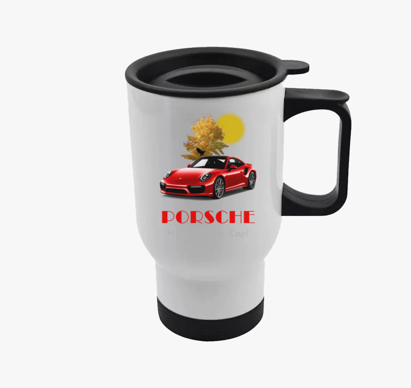 Red Porsche termosz