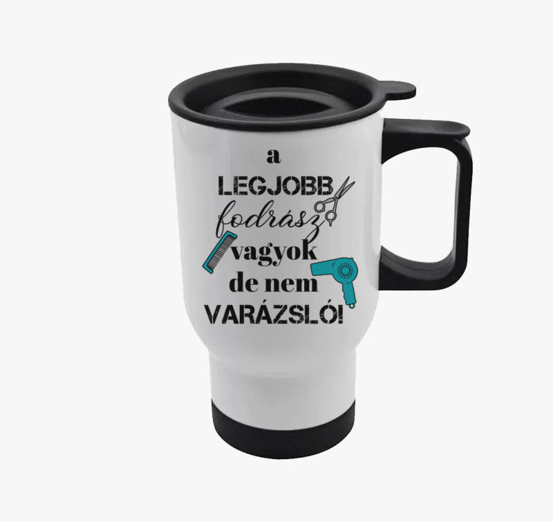Fodrász vagyok, nem varázsló (férfi) termosz