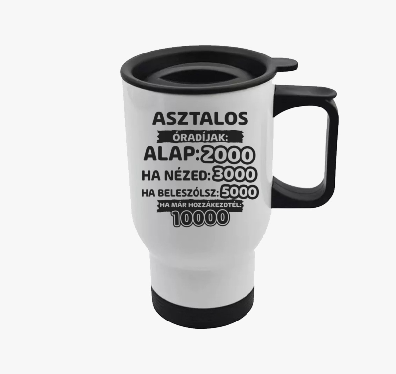 Asztalos óradíjak munka termosz