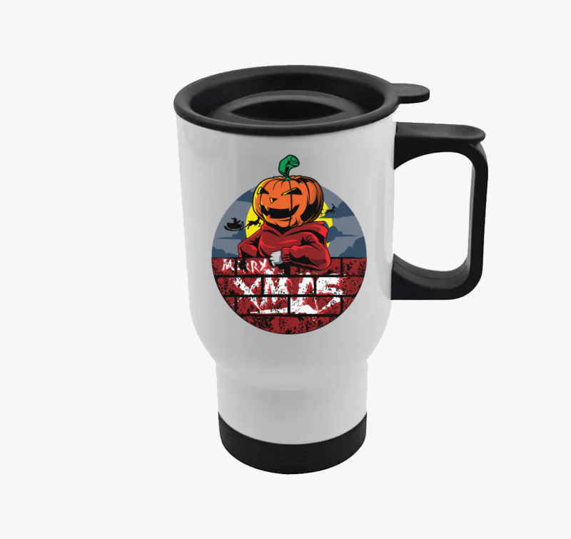 Halloween-i karácsony termosz