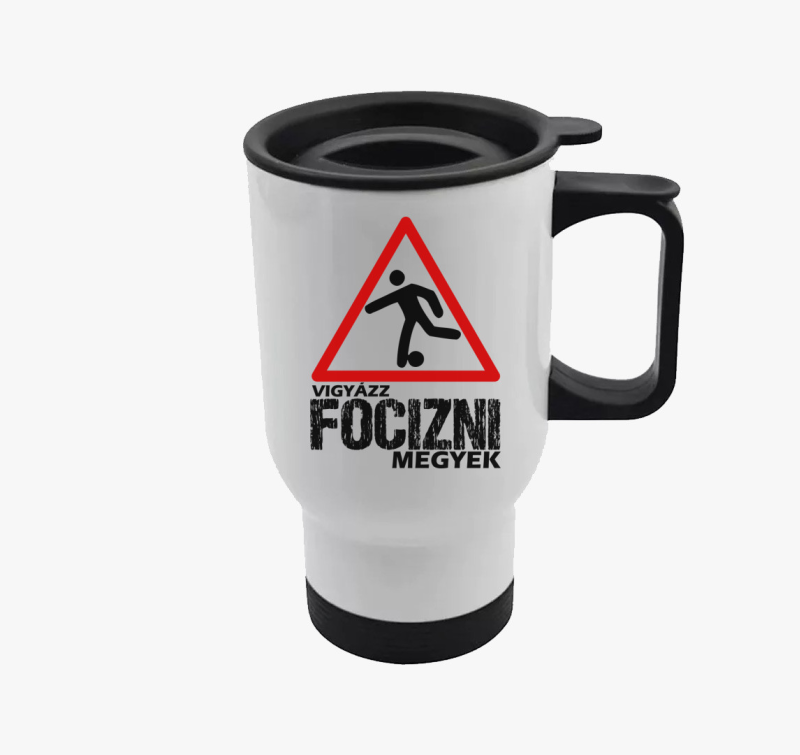 Vigyázz focizni megyek termosz