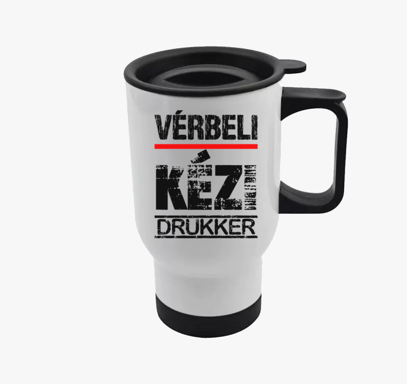 Vérbeli kézi drukker termosz