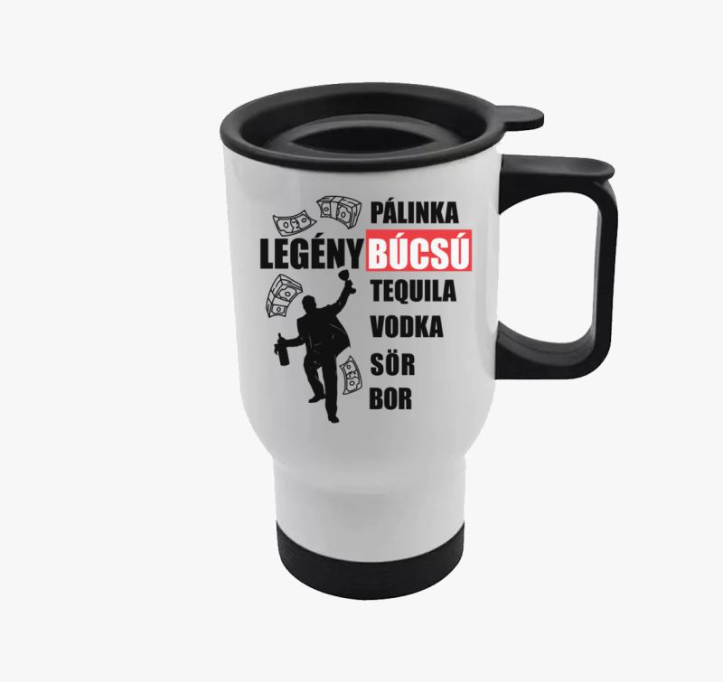 Legénybúcsú italokkal termosz