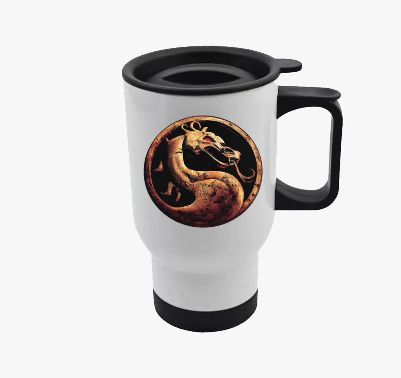 Mortal kombat 1995 mintájú termosz