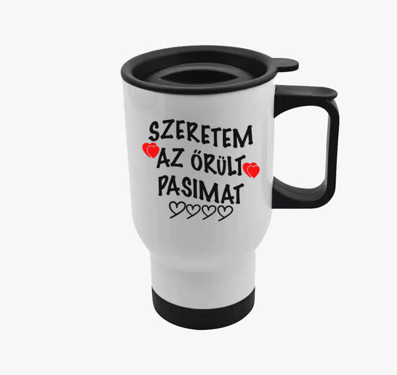 Szeretem az őrült pasimat páros termosz