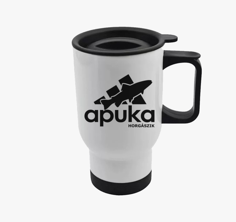 Apuka horgászik márkás termosz