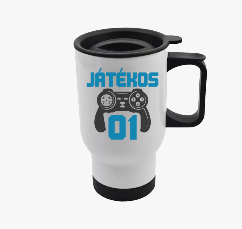 Játékos 01 gamer páros termosz