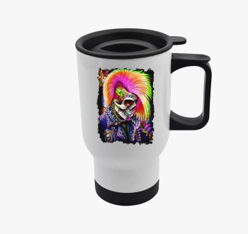 Színes punk koponya 