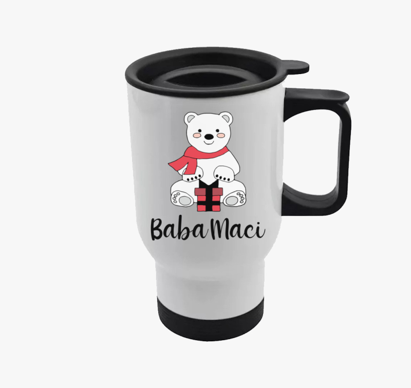 Baba maci karácsonyi termosz