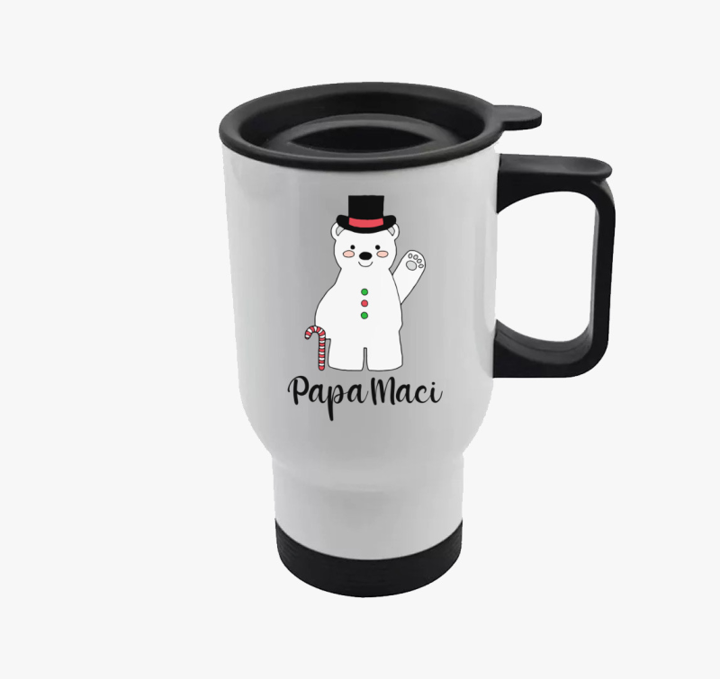 Papa maci karácsonyi termosz