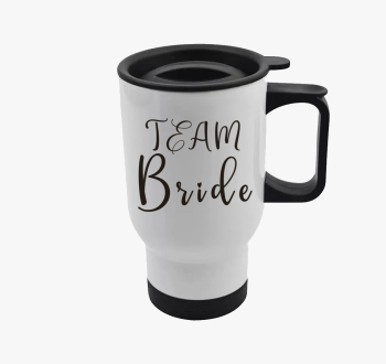 TEAM Bride fekete te