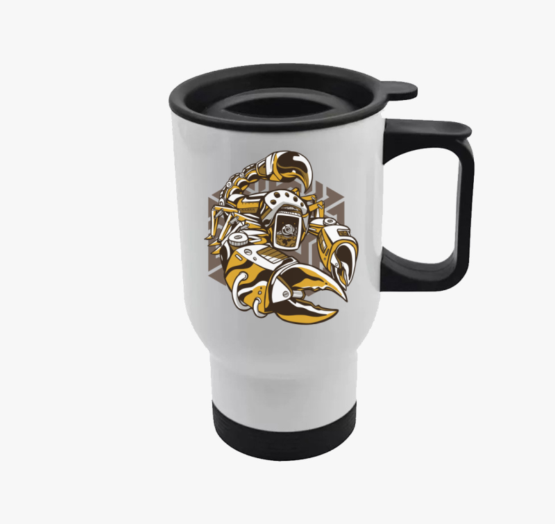 Steampunk skorpió termosz