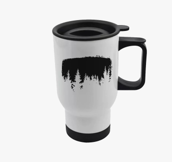 Erdő sziluett termos