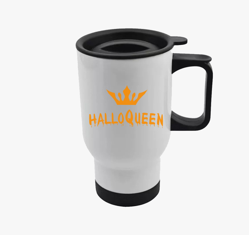 HalloQueen narancssárga  termosz