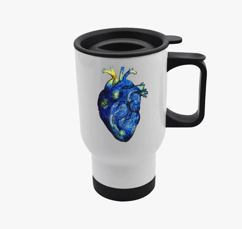 Starry night anatomy heart termosz