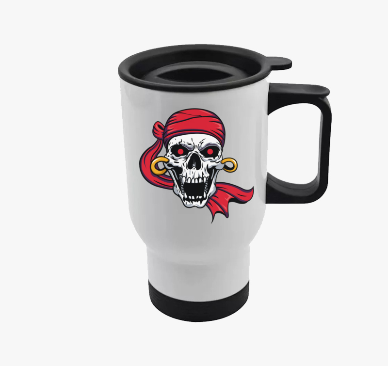 Pirate skull 8 termosz