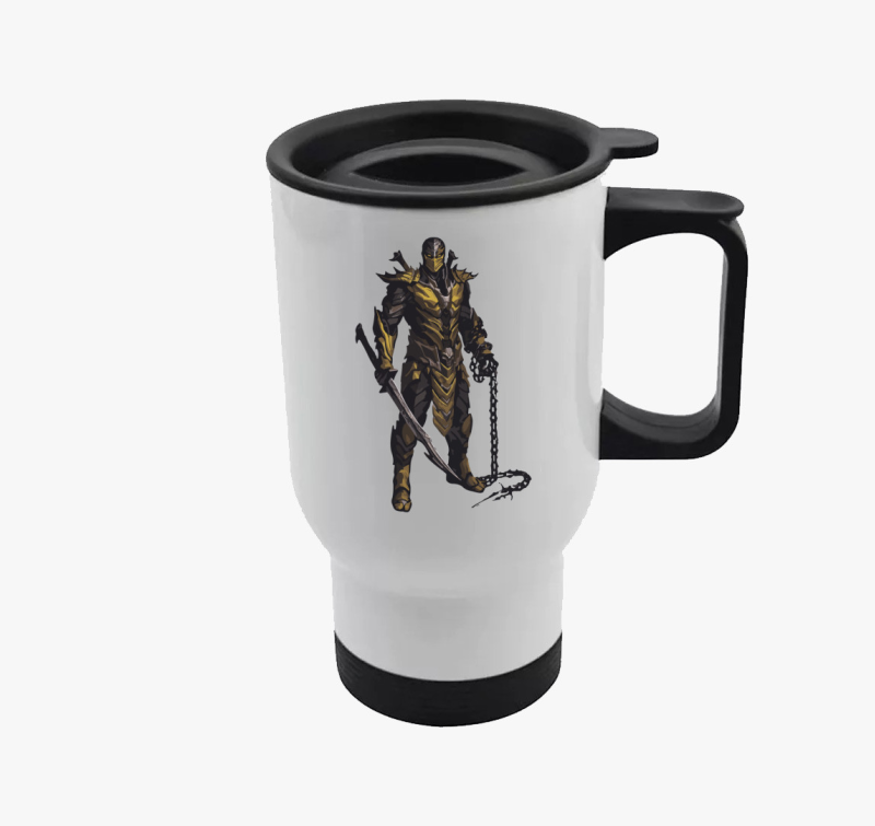 Mortal Kombat Scorpion modell termosz