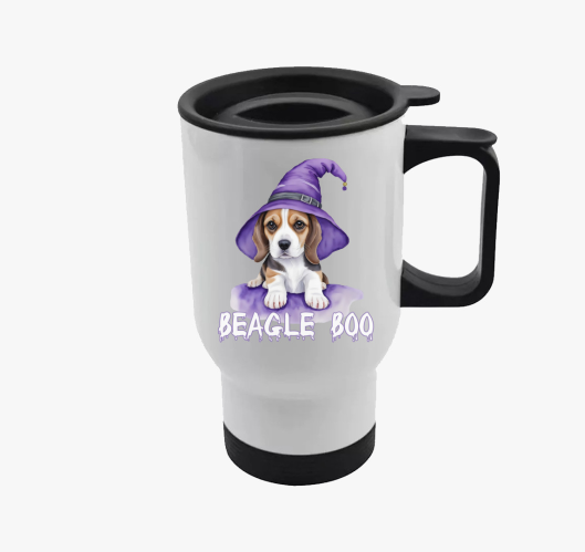 Halloween beagle termosz