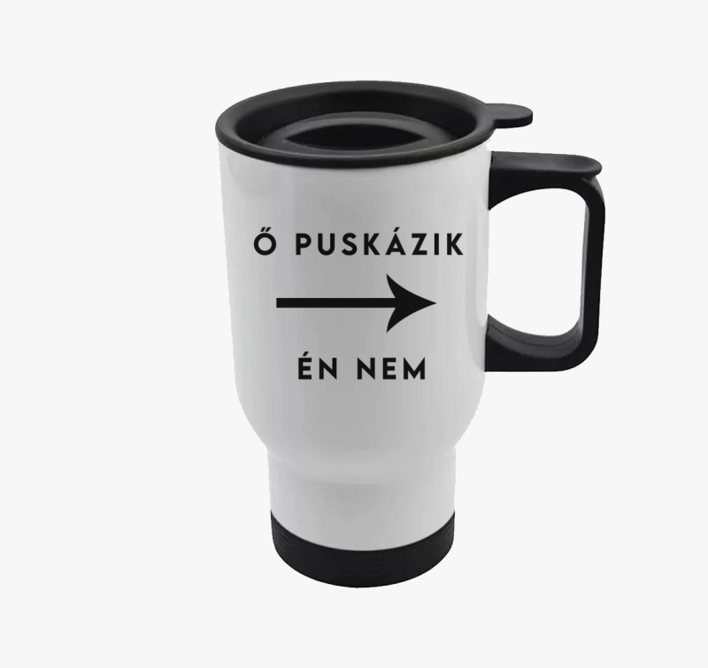 Ő puskázik termosz