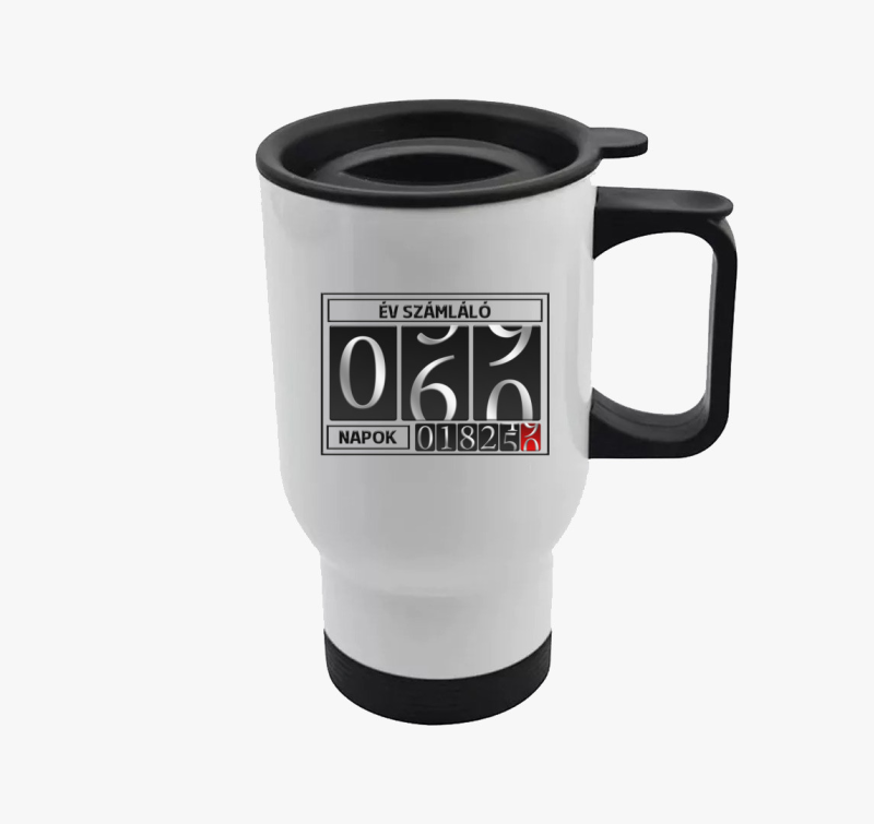 Születésnapra termosz, egyedi évszámláló megadásával!