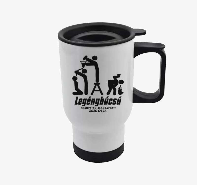 A legénybúcsú - Spártaiak Alakzatba - csapat termosz