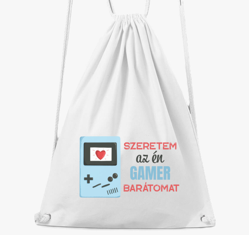 Szeretem az én gamer barátomat páros tornazsák