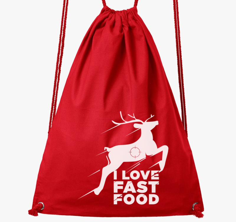 I love fast food szeretem a gyors kaját vicces tornazsák