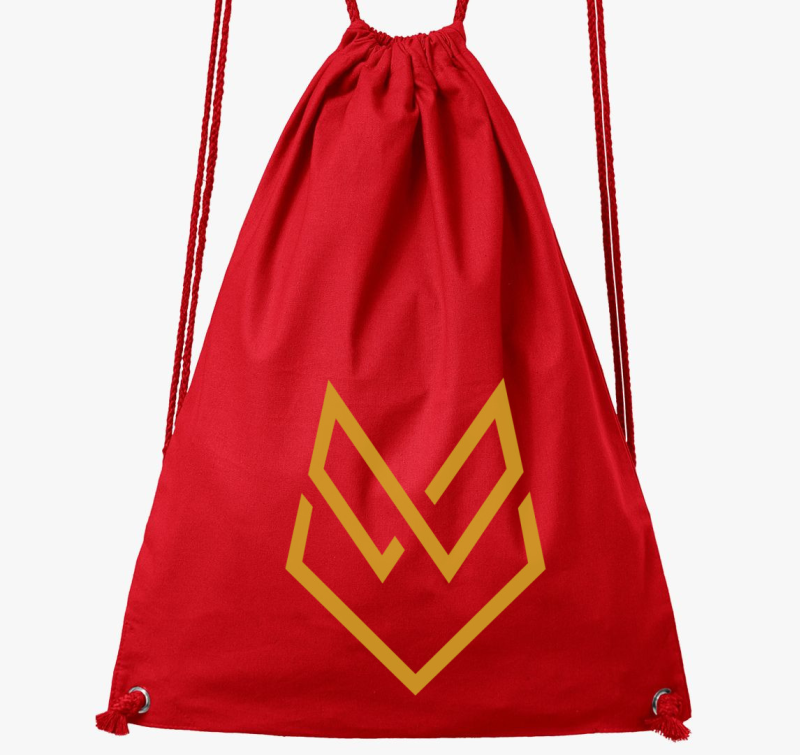 Farkas fej absztrakt divat tornazsák