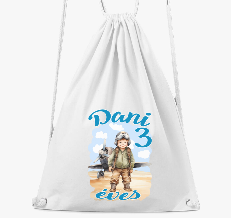 Pilóta kisfiú szülinapi tornazsák