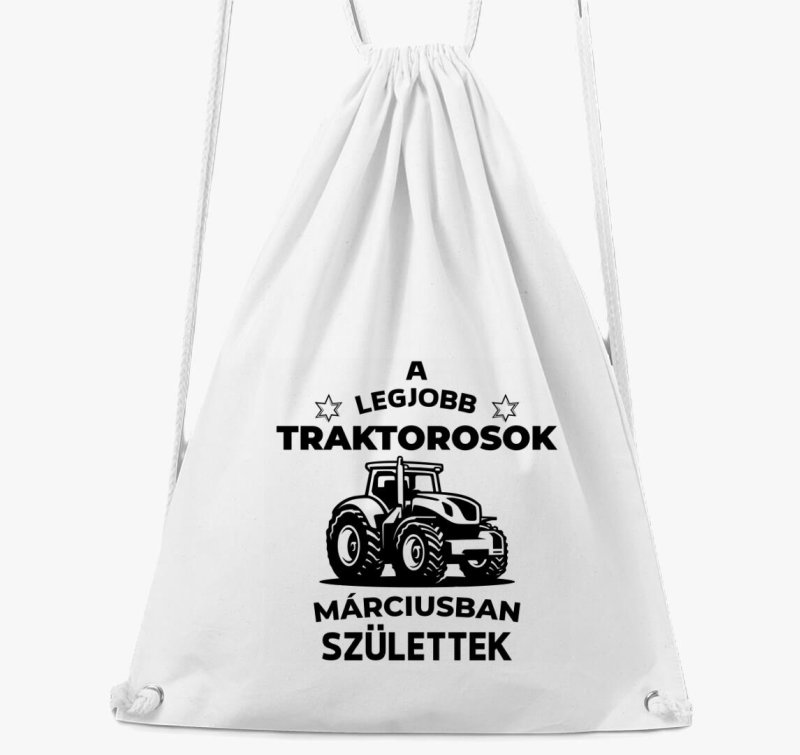 A legjobb traktorosok márciusban születtek tornazsák